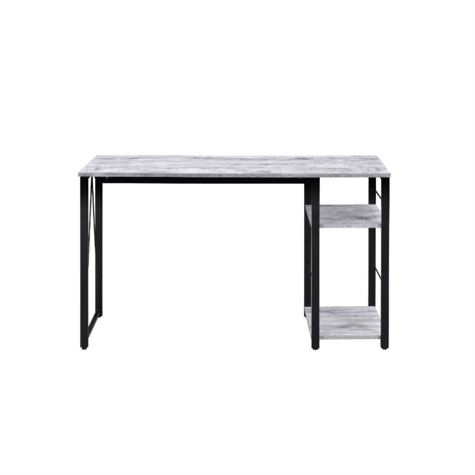 Writing Desk  Antique White & Black Finish 92767