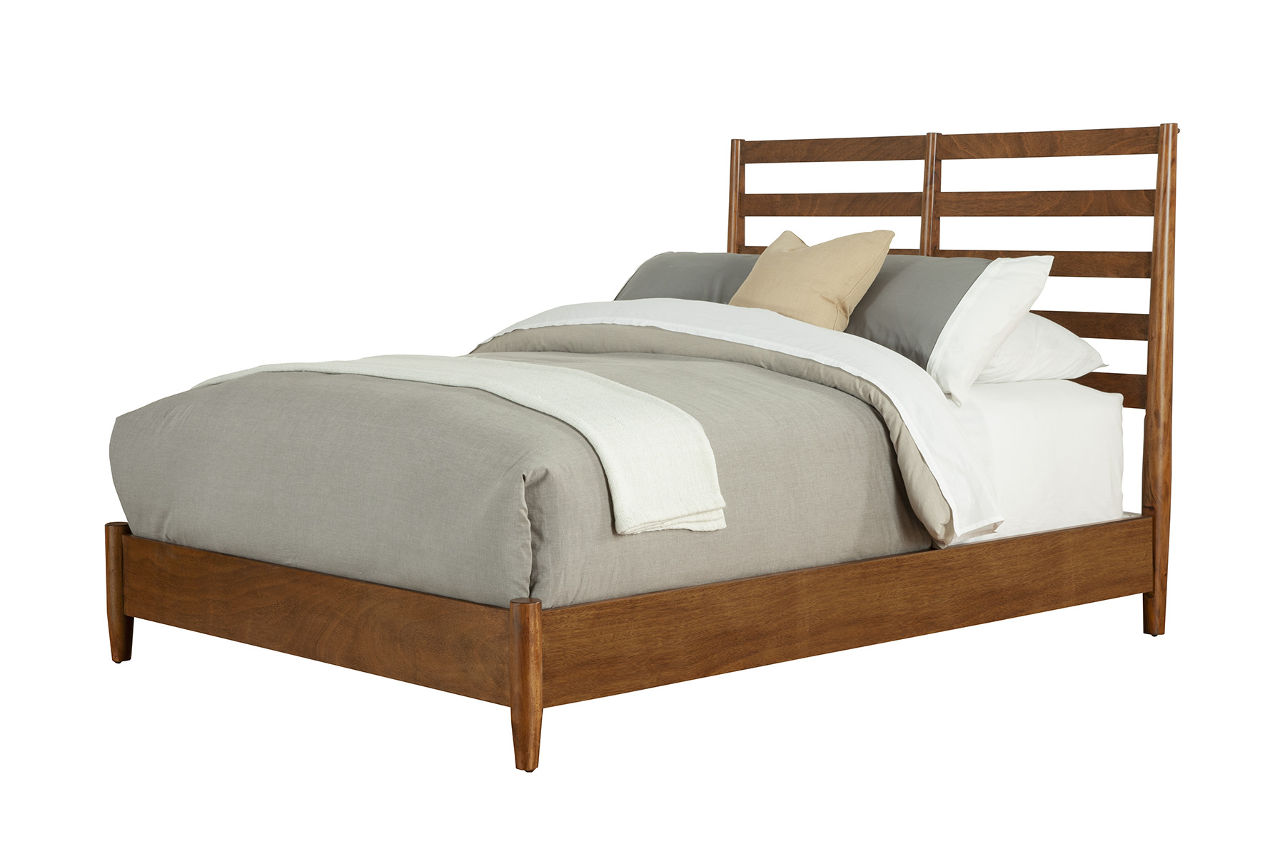 Flynn Retro Standard King Bed  Acorn