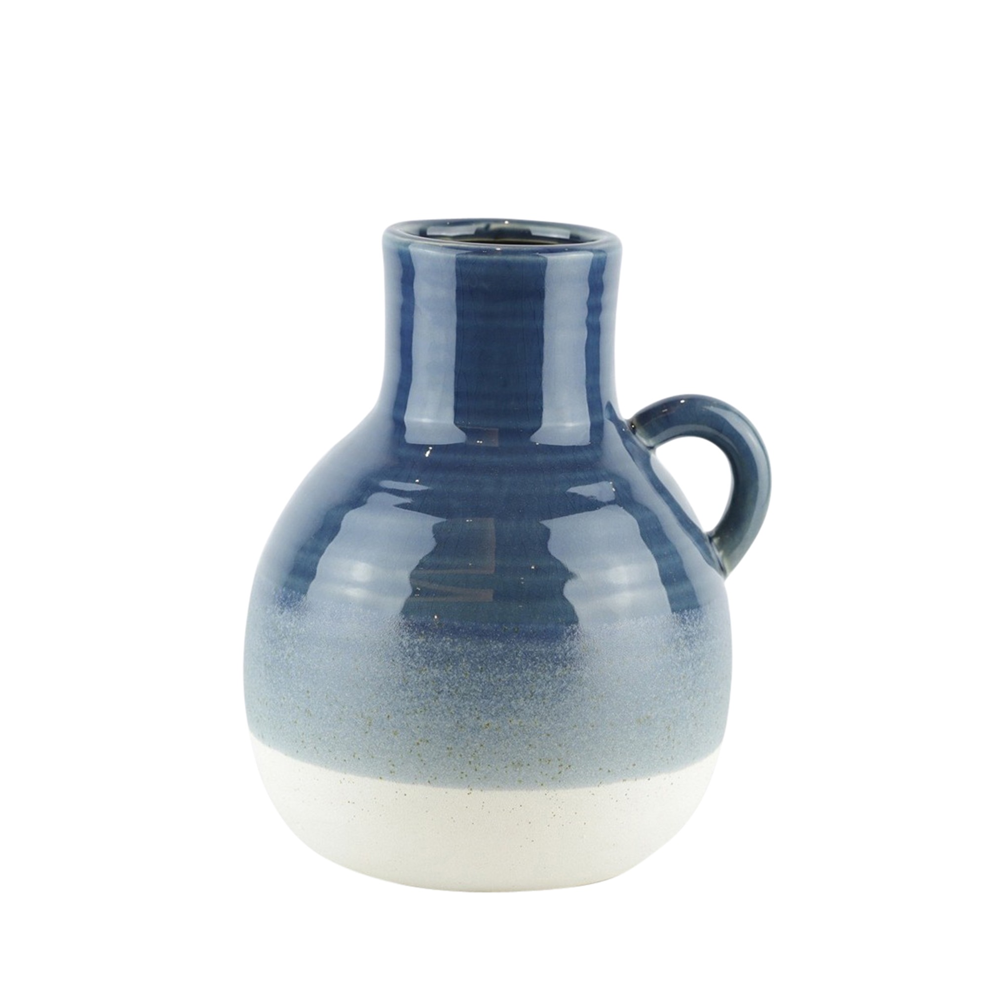 Details About Bellied Jug Shape Ceramic Vase With Ribbed Pattern Small Blue And White Details About Bellied Jug Shape Ceramic Vase With Ribbed Pattern Small Blue And White