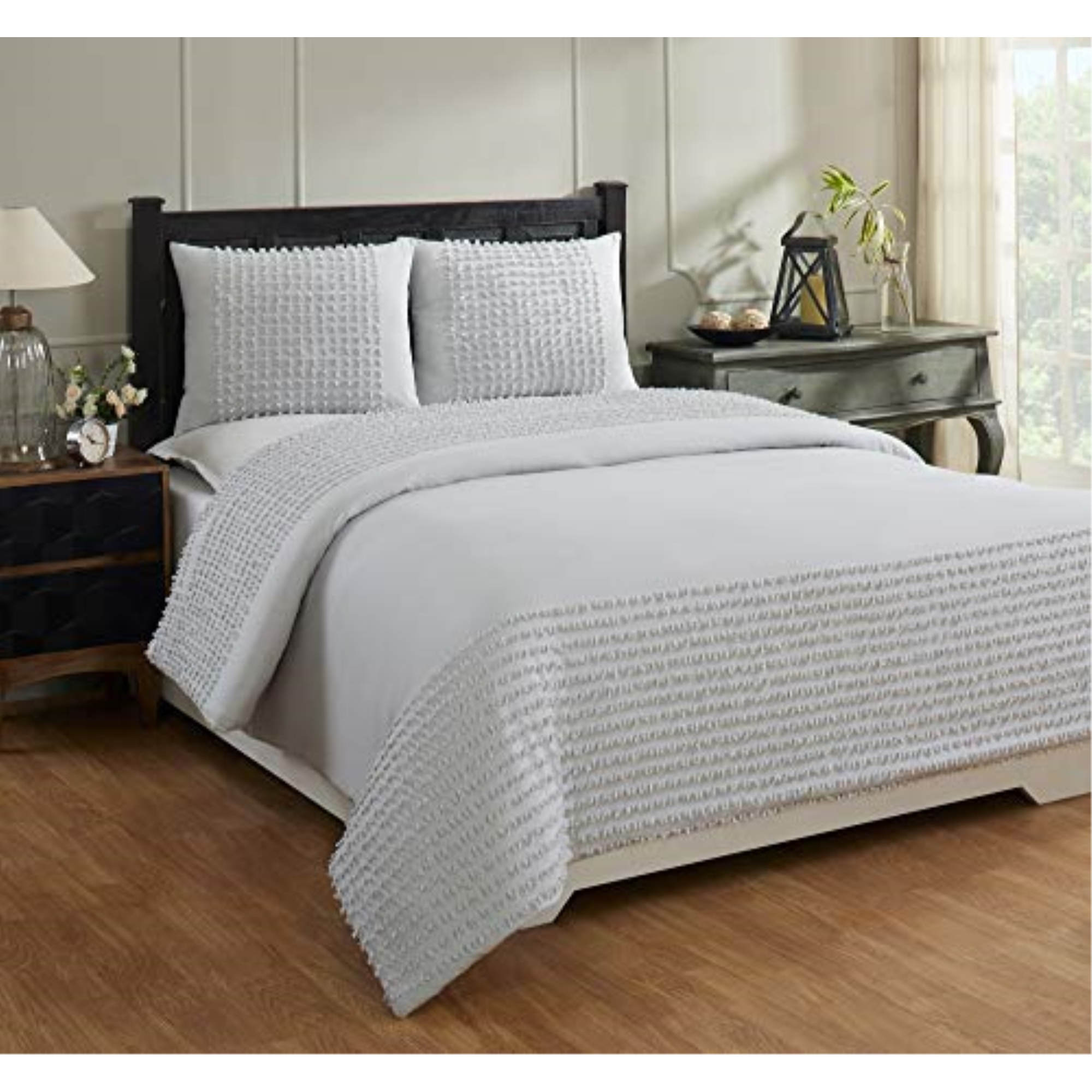 Better Trends Olivia Comforter Twin in Grey