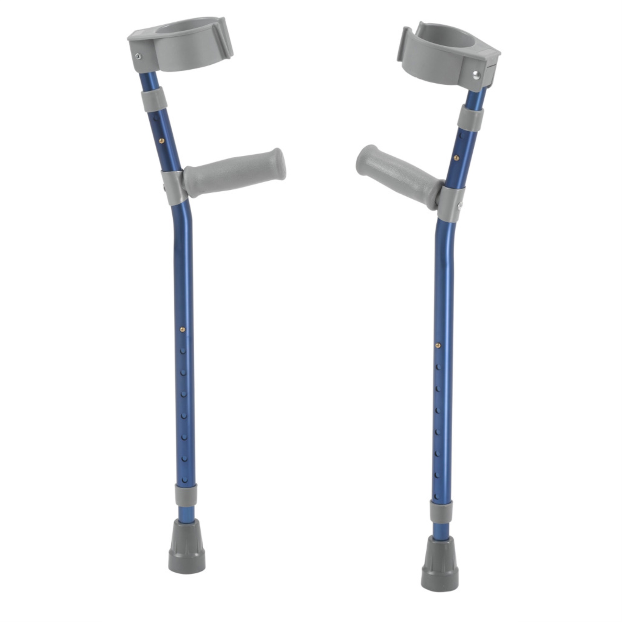 Pediatric Forearm Crutches, Large, Knight Blue, Pair