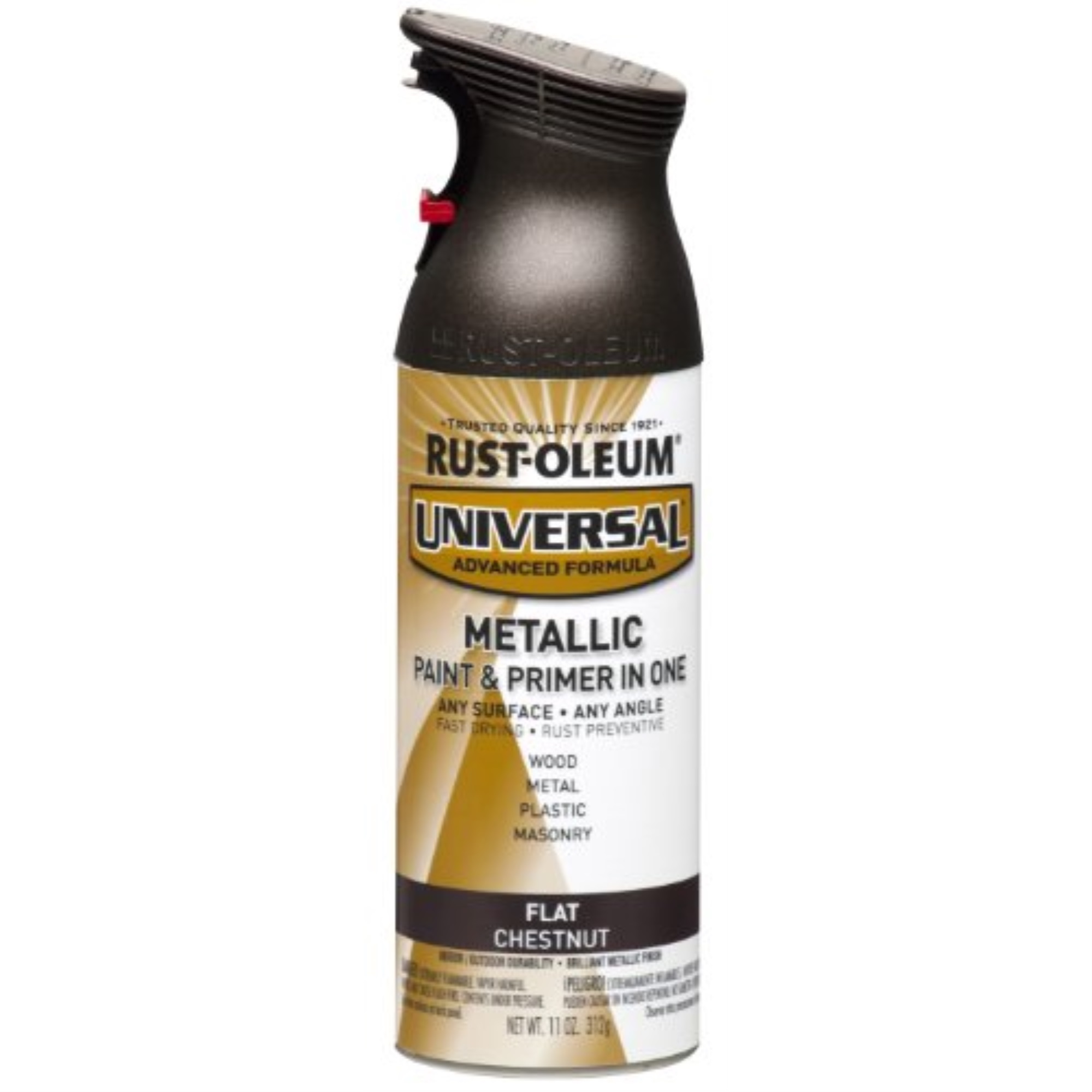 1014215 SPRAY PAINT BROWN 11OZ RustOleum Universal Metallic Chestnut