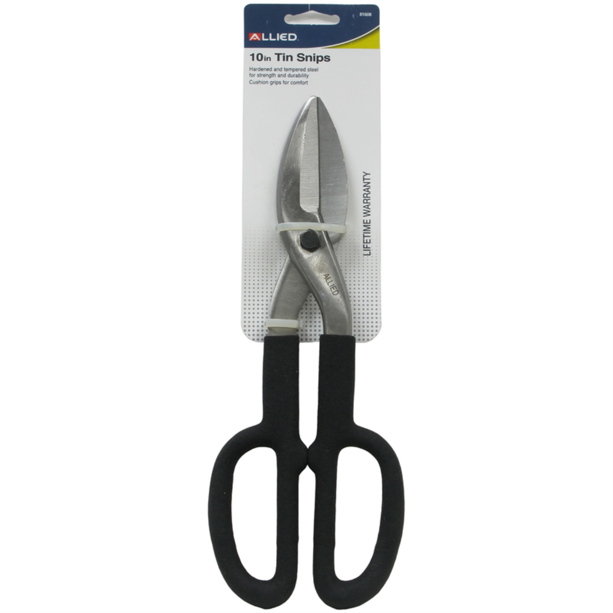 Strght Snip Cs Blk 10""L