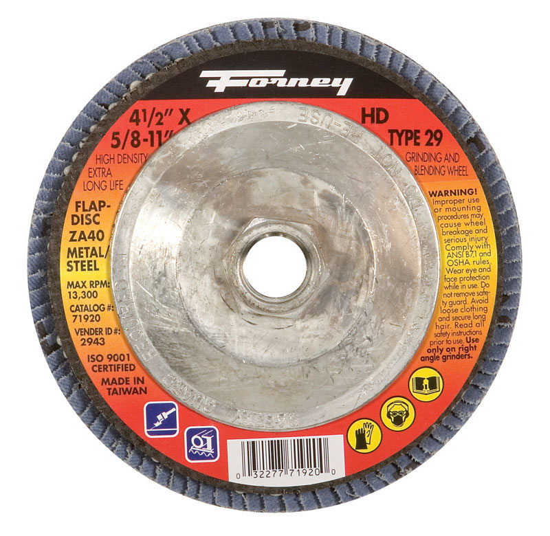 Flap Disc 4.5X5/8 40Grit