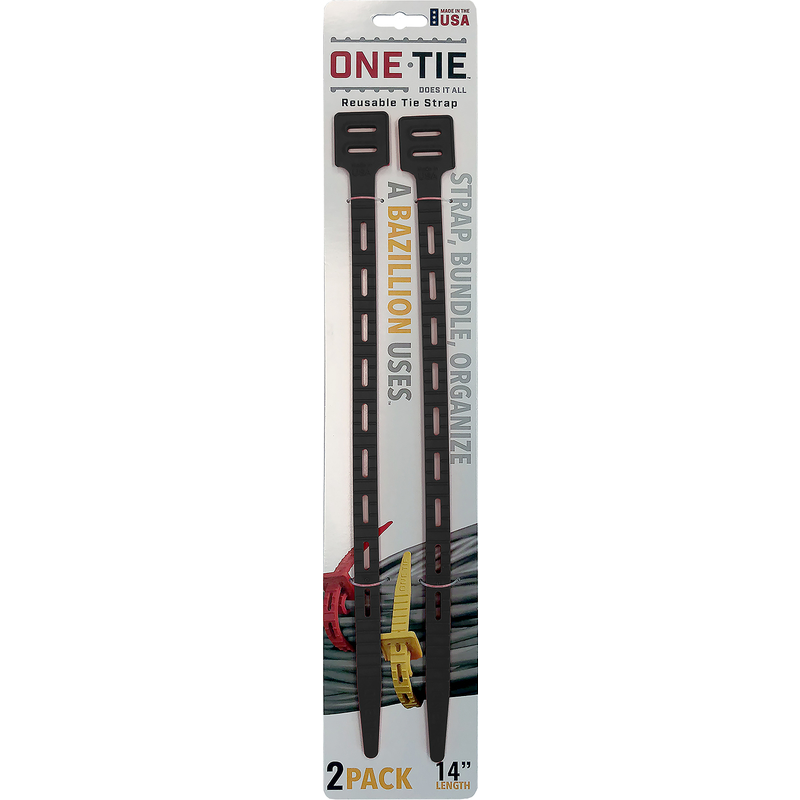 Cable Tie Black 14" 2Pk