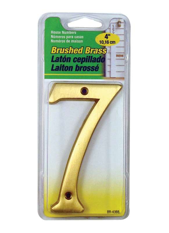 Number 4" Brsh Brs  7