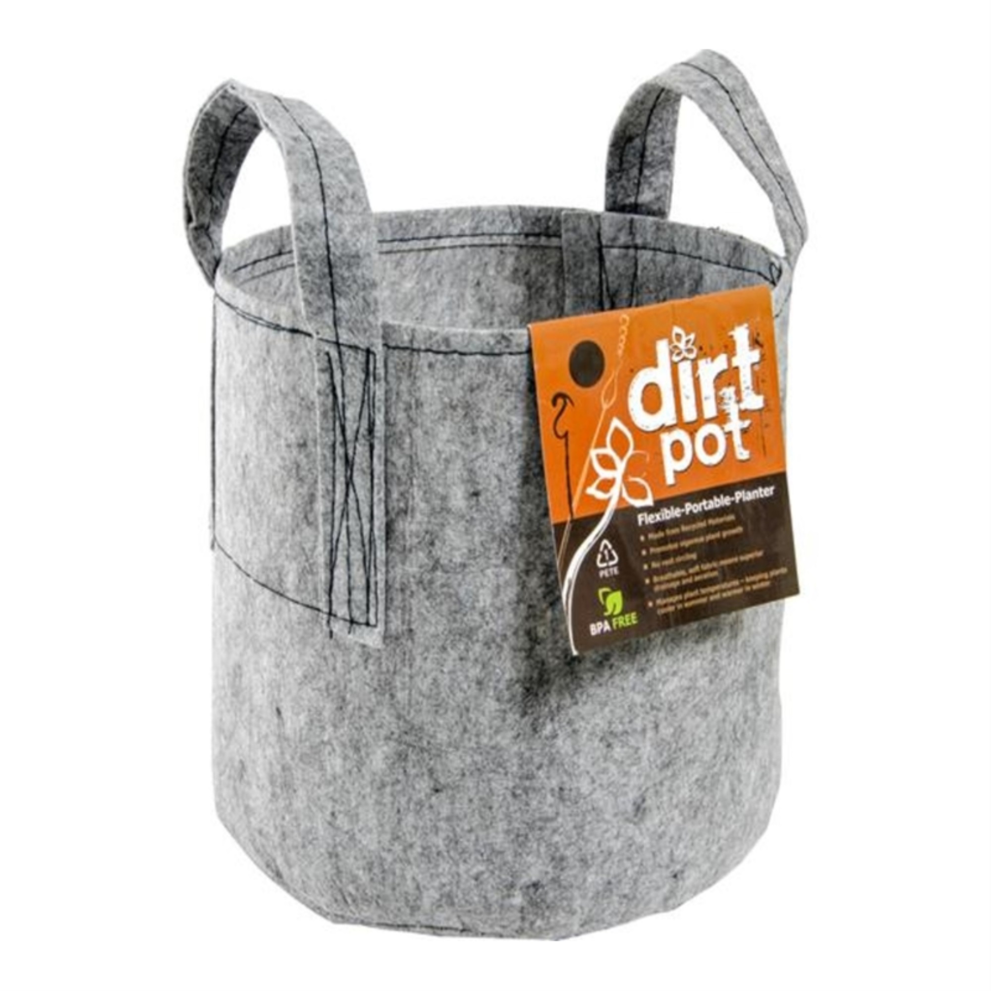 Planter Fabric Gry 10Gal