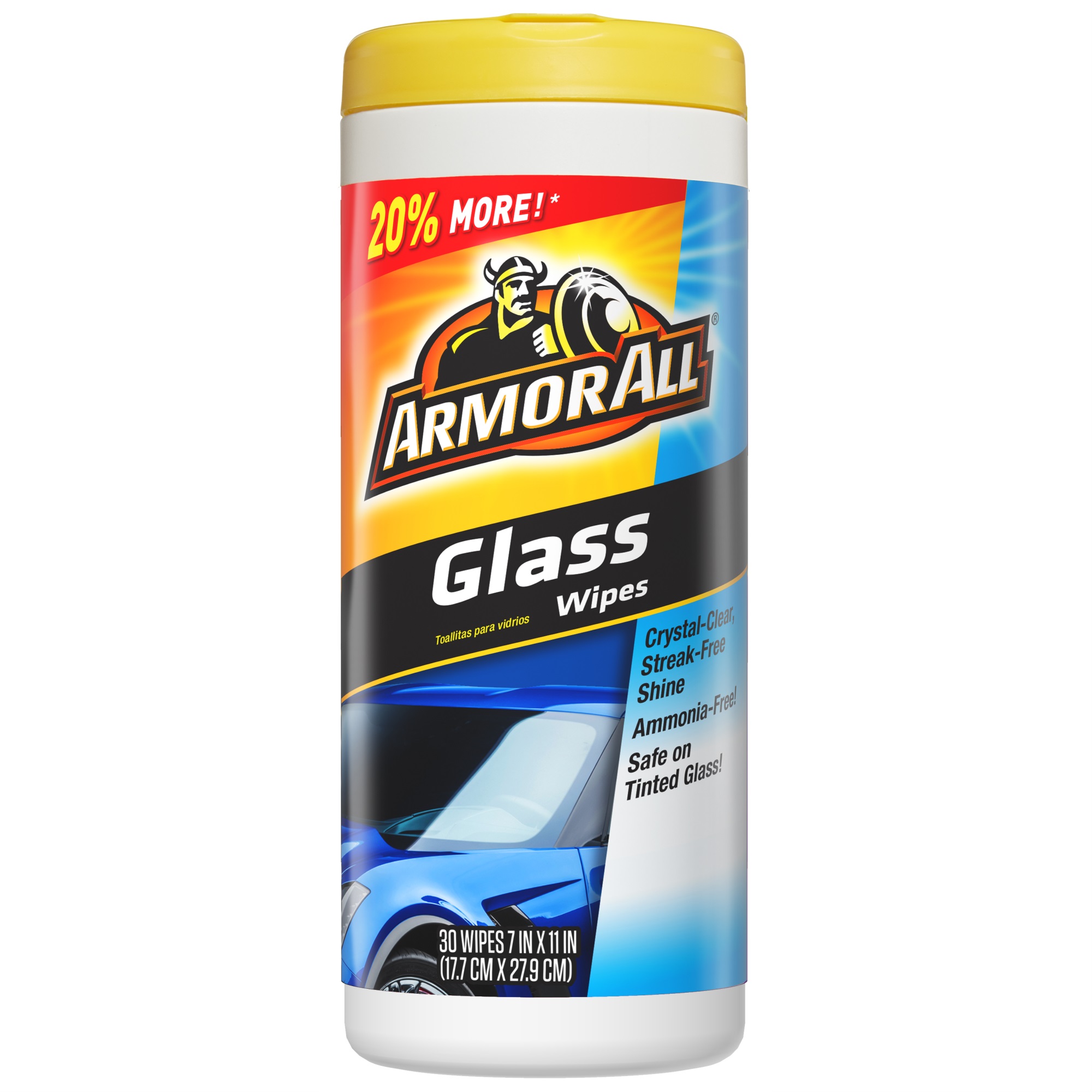 Armor All AA GLASS WIPES 6/30CT