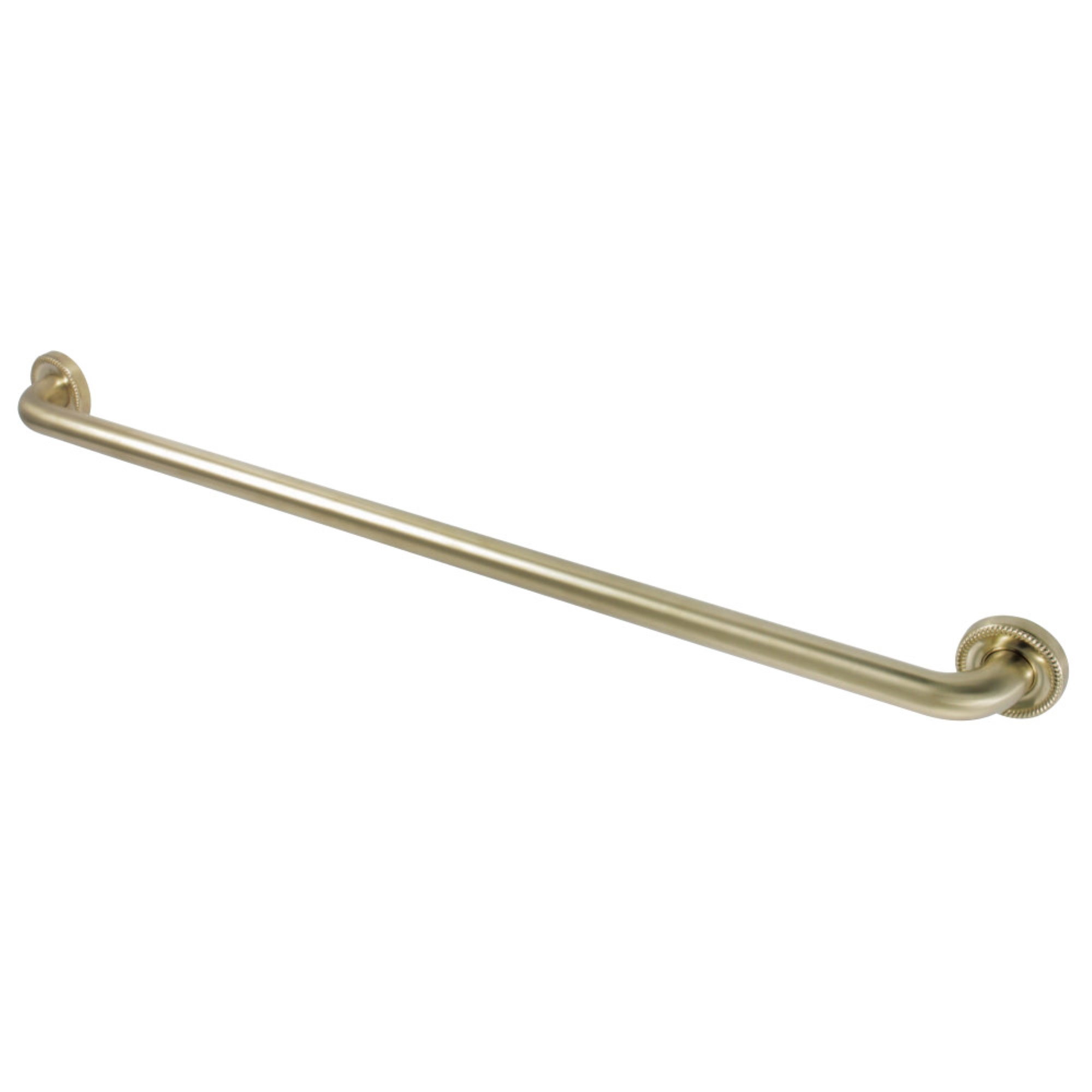 Kingston Brass DR914367 Camelon 36" Decorative Grab Bar, Brushed Brass