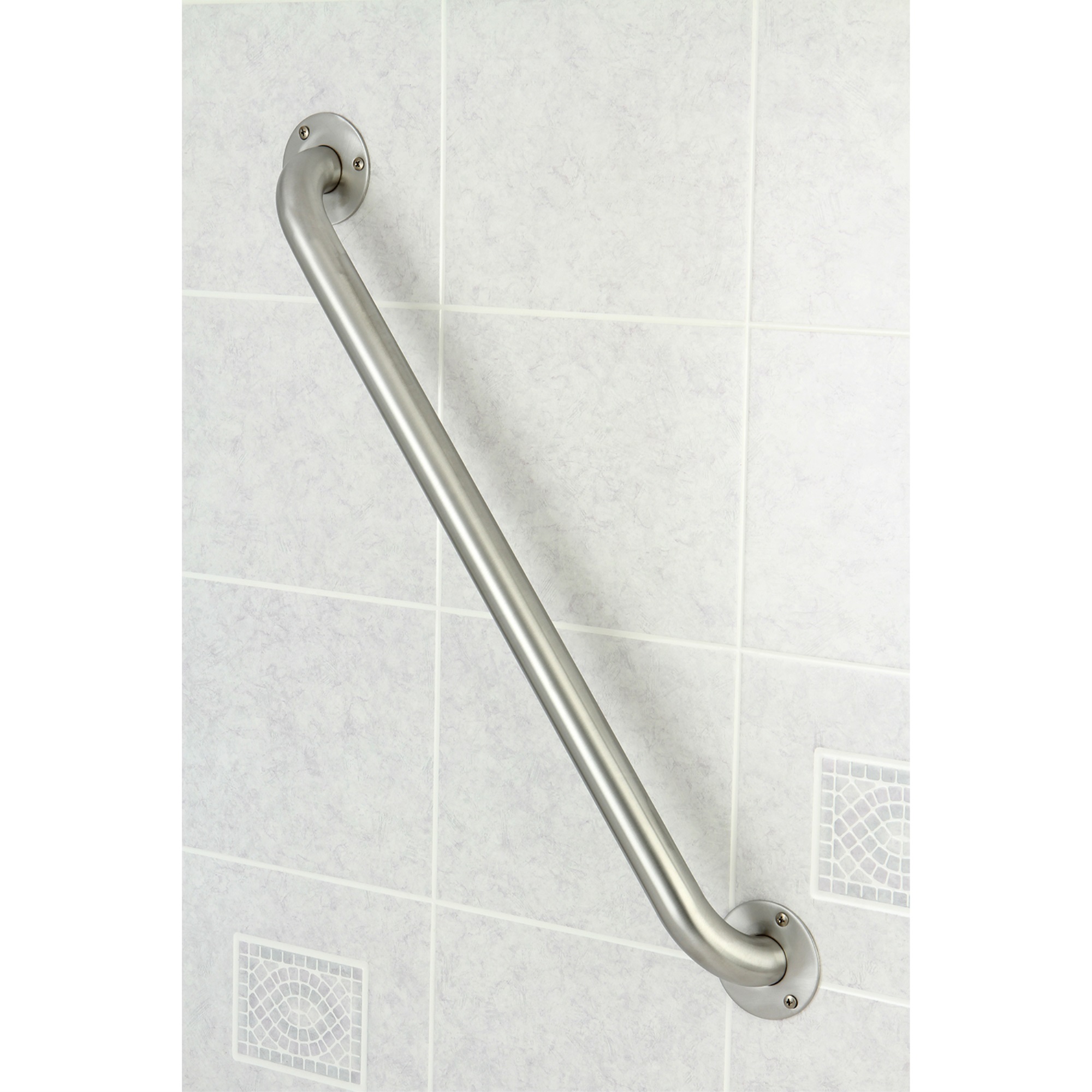 Kingston Brass Gb1424Es 24"" Stainless Steel Grab Bar  Brushed Nickel