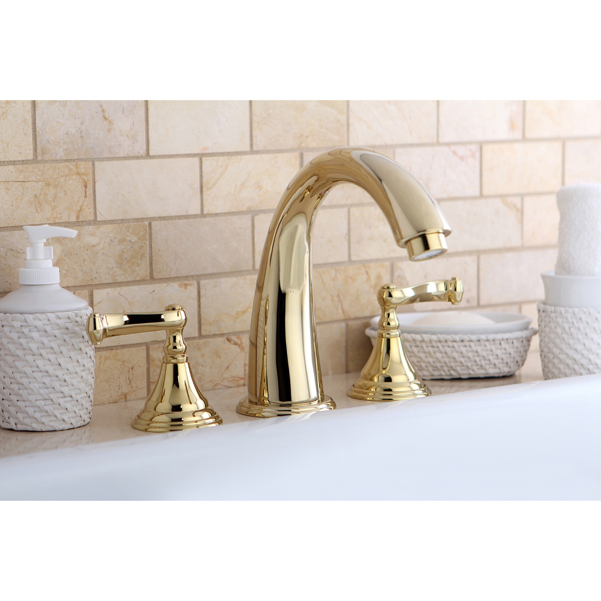 Kingston Brass KS5362FL Royale Roman Tub Faucet, Polished Brass | eBay