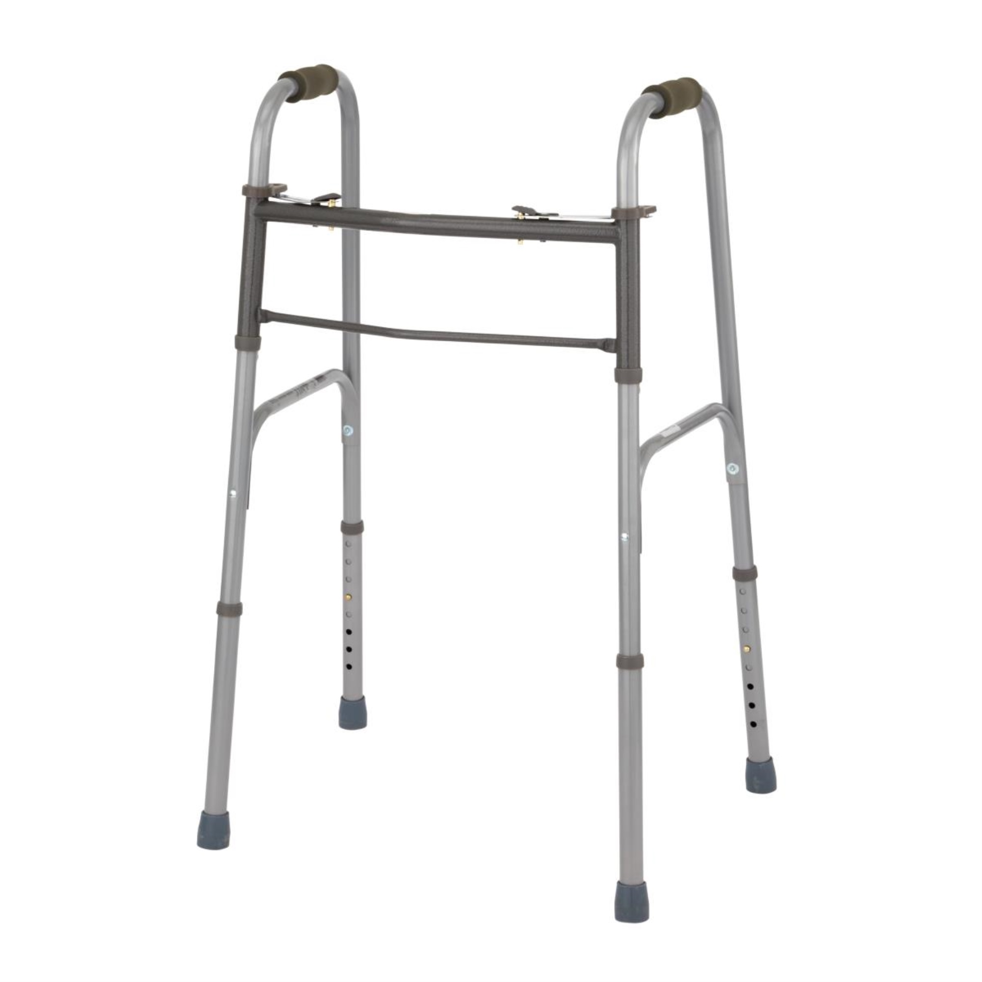 Medline Walkers Junior Walker, 2 Button, Folding, Basic