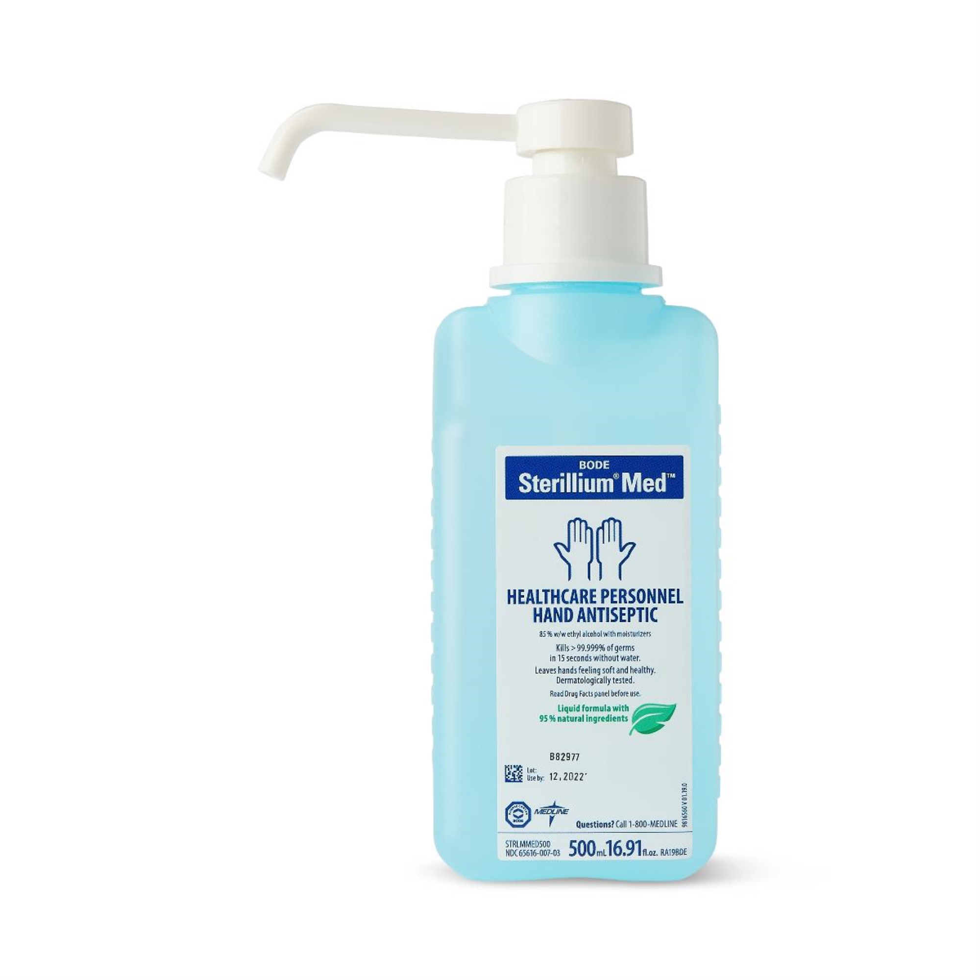 Medline Hand Sanitizer, Spray Pump Sterillium Med Spray Sanitizer, 500 mL