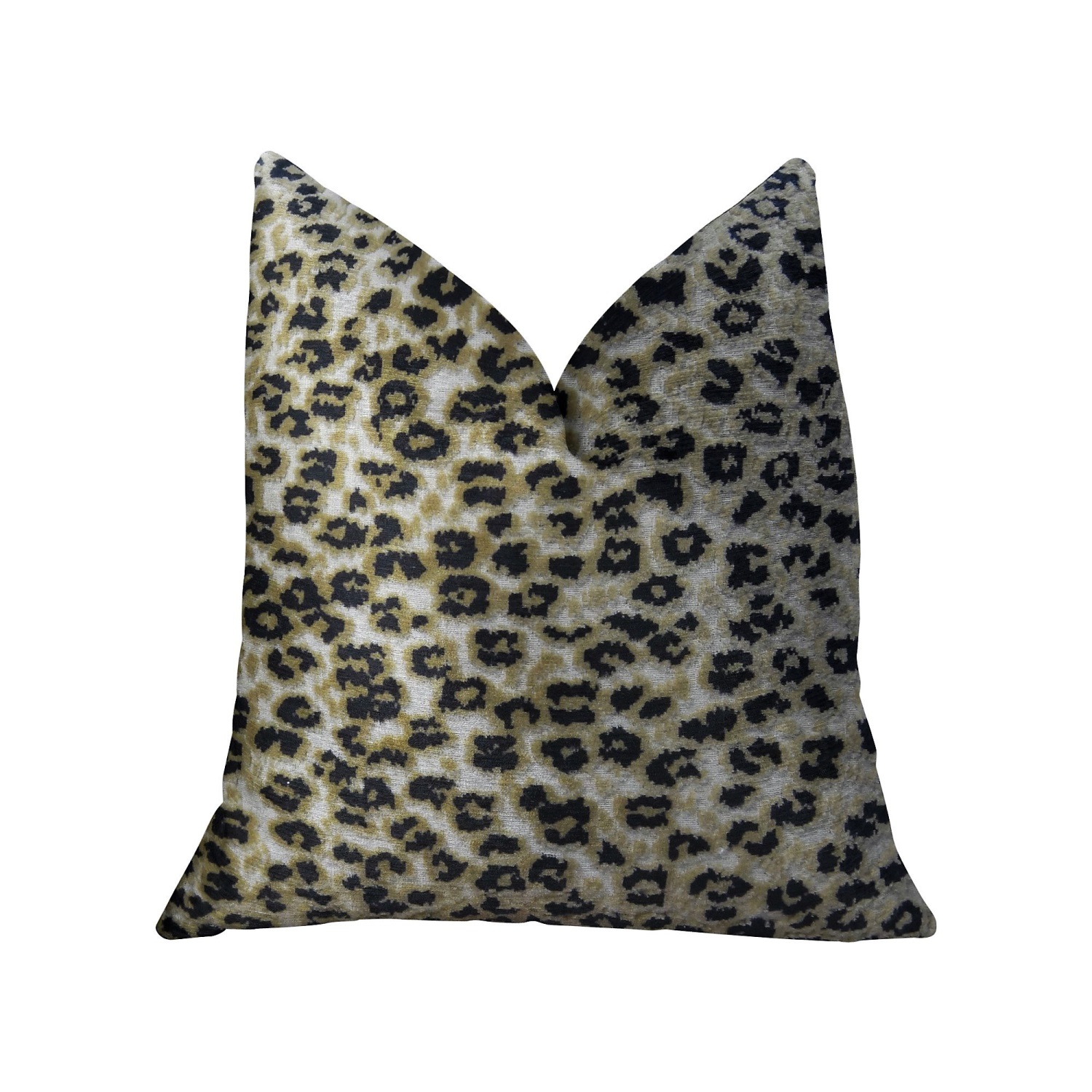 Plutus Cheetah Handmade Throw Pillow, (16" x 16")