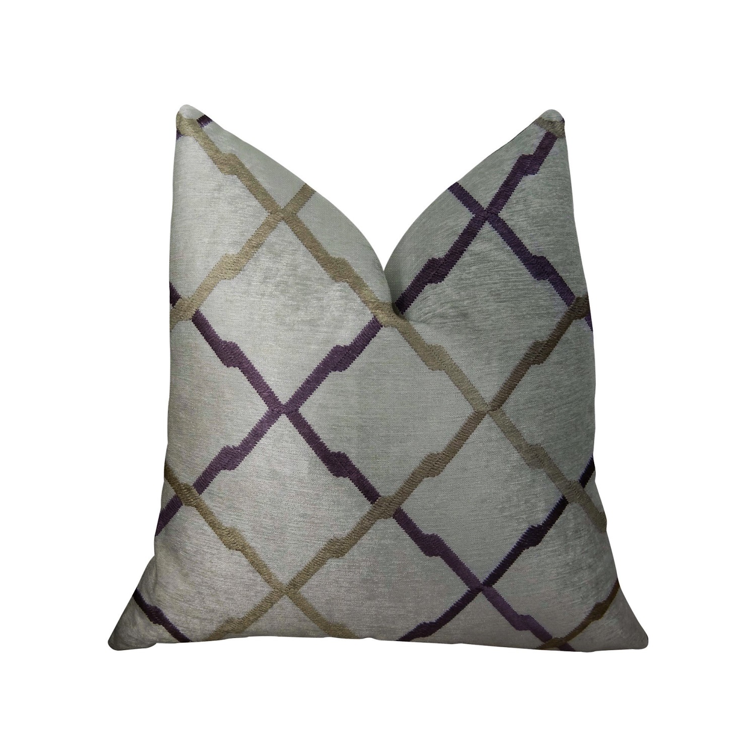 Plutus Lyford Handmade Throw Pillow, (Double sided  20" x 26" Standard)
