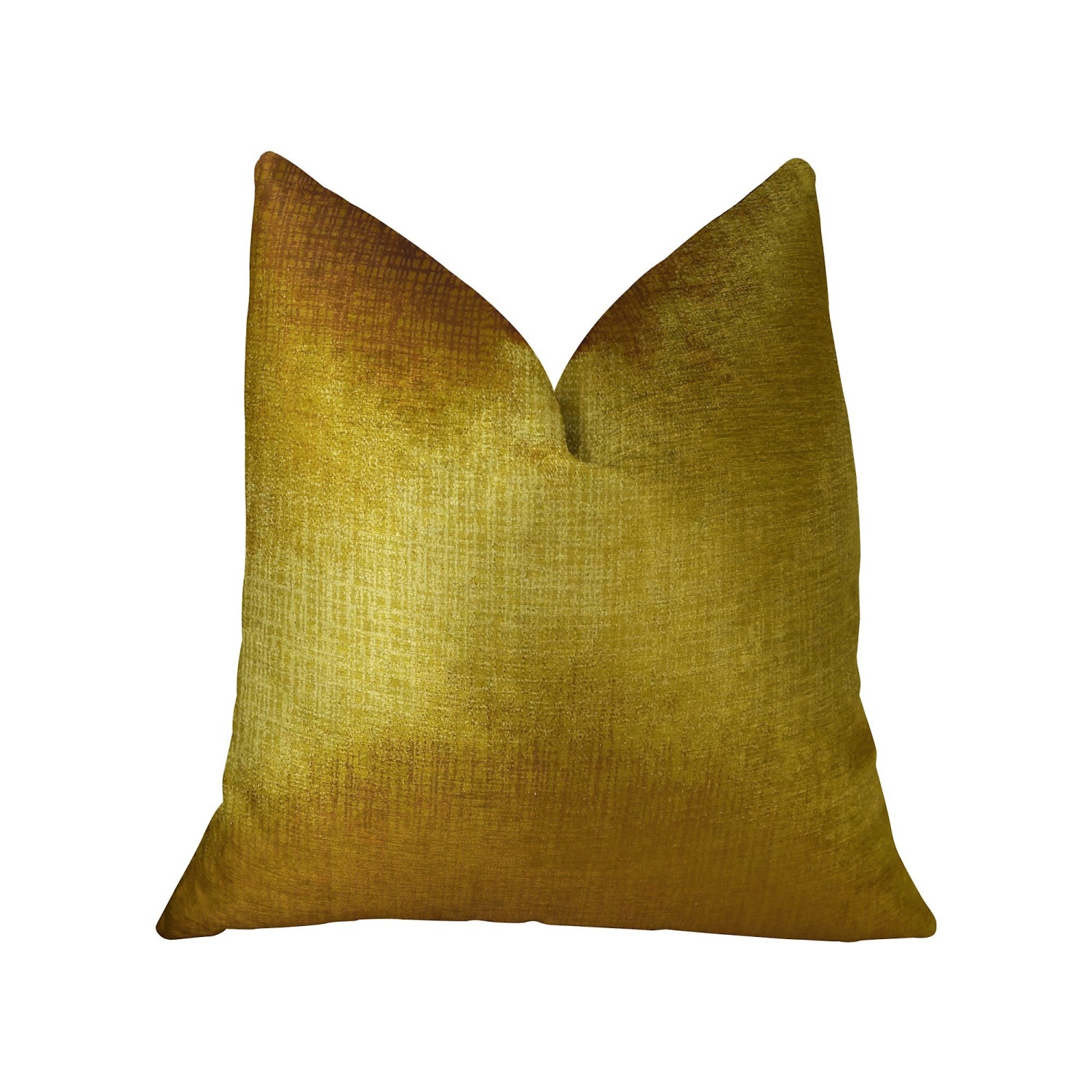 Plutus Lumiere Bronze Handmade Throw Pillow, (12" x 25")