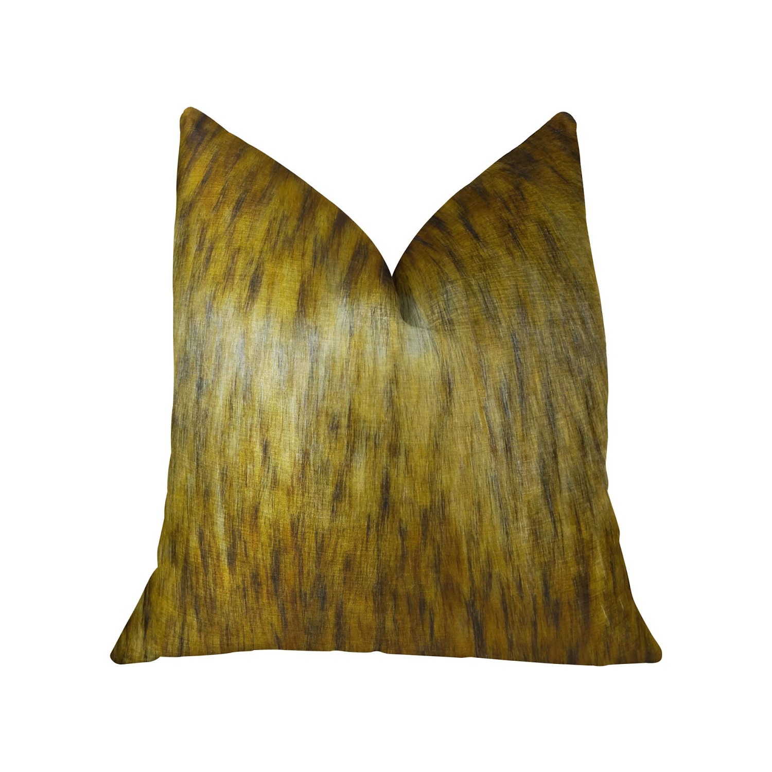 Plutus Mountain Coyote Handmade Throw Pillow, (20" x 36" King)