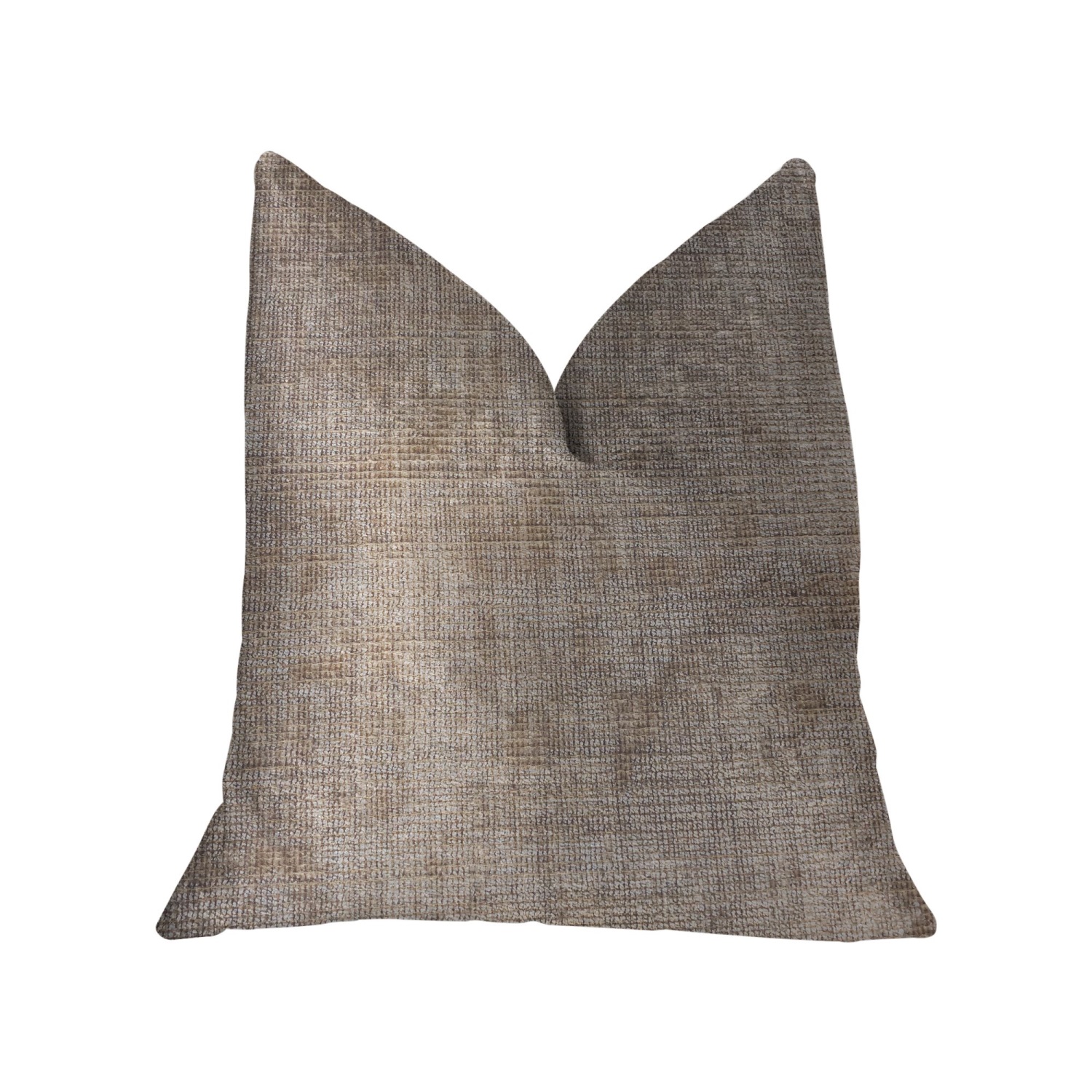 Plutus Monroe Bisque Beige Luxury Throw Pillow - Double sided  20" x 26" Standard