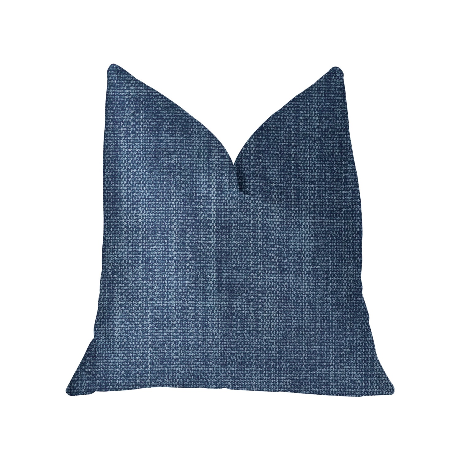 Plutus Blue Moon Blue Luxury Throw Pillow - Double sided  20" x 26" Standard