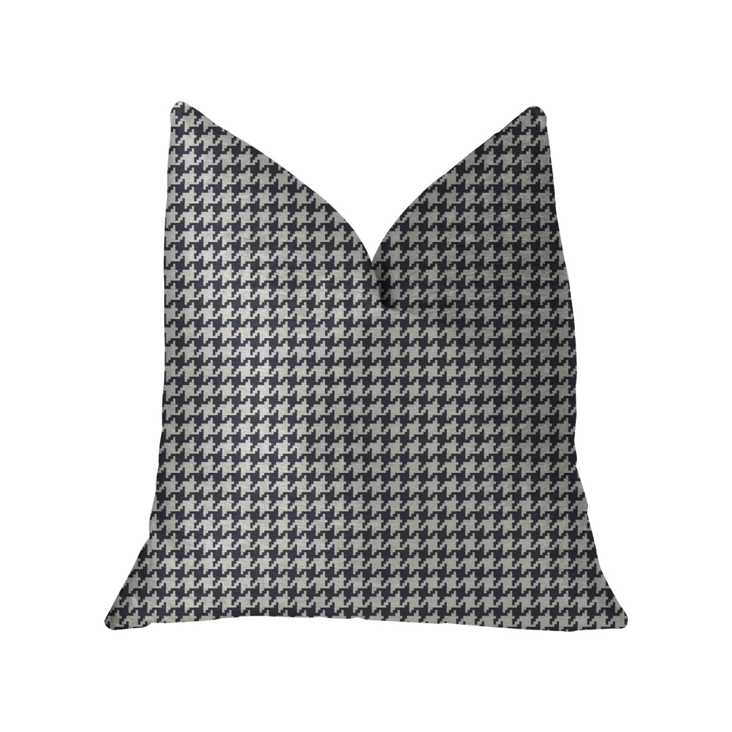 Plutus Element Black and White Luxury Throw Pillow - Double sided  20" x 26" Standard