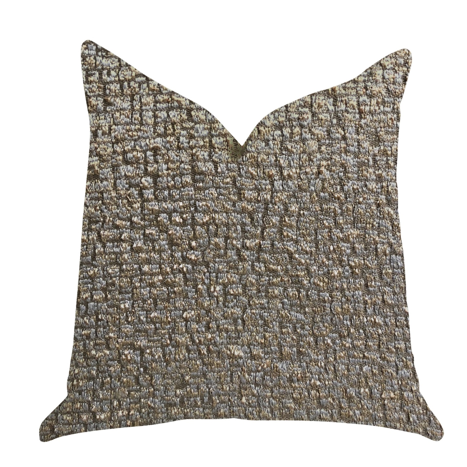 Plutus Moondust Radiance Luxury Throw Pillow in Gold Leaf  - Double sided  20" x 36" King