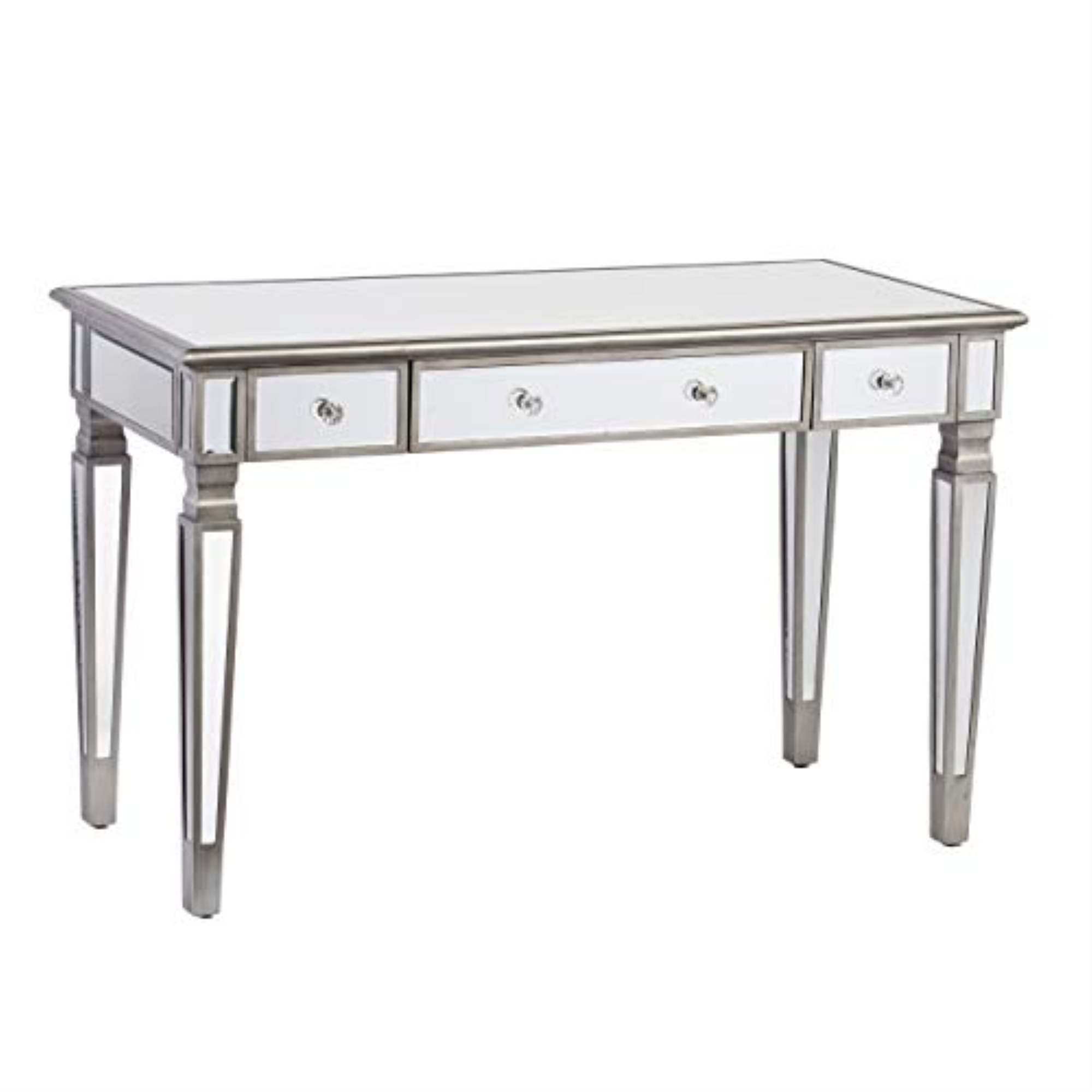 SEI Furniture Wedlyn Mirrored Writing Desk