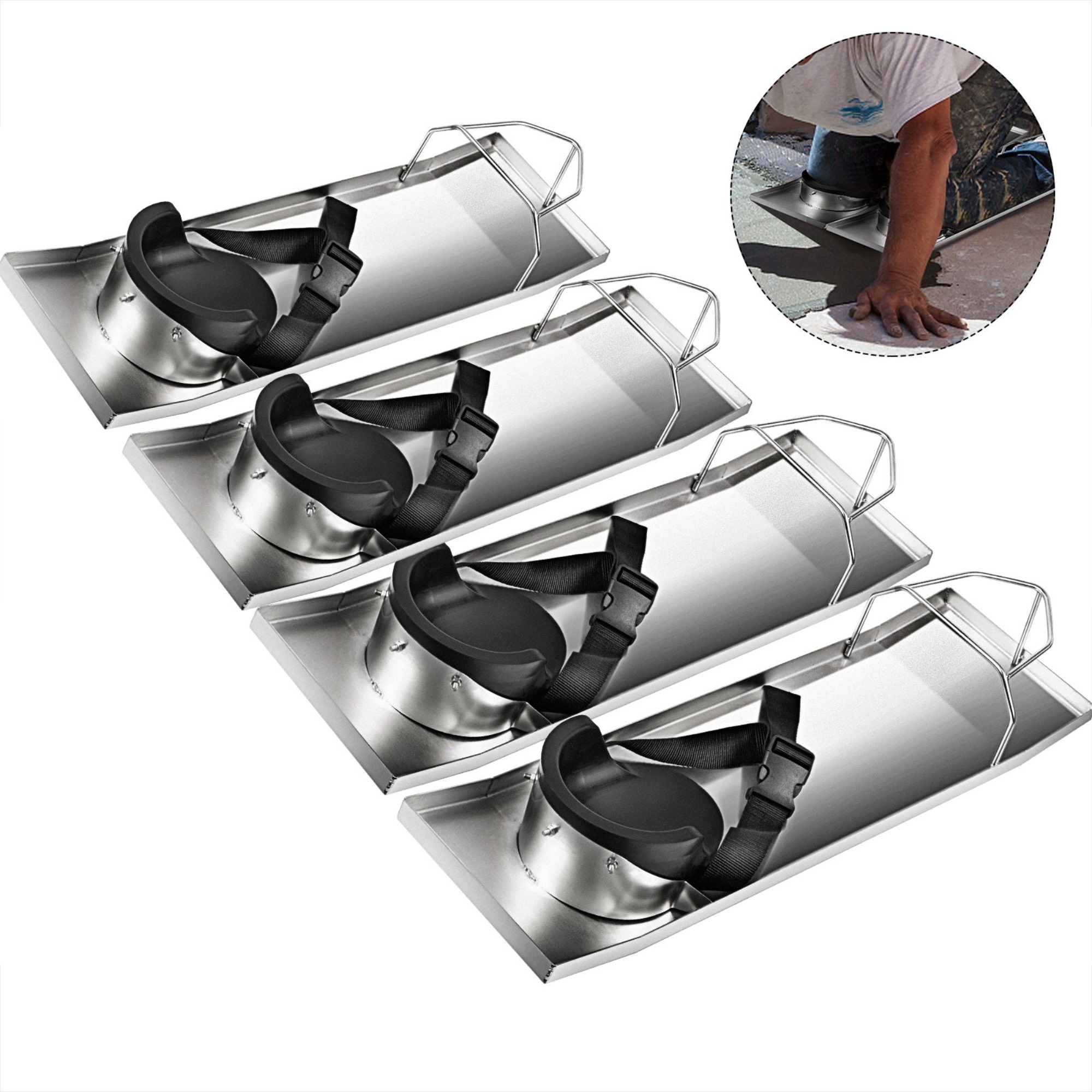 VEVOR Vevor Concrete Slider Knee Board 2 Pair Sliding Boards 28" X 8