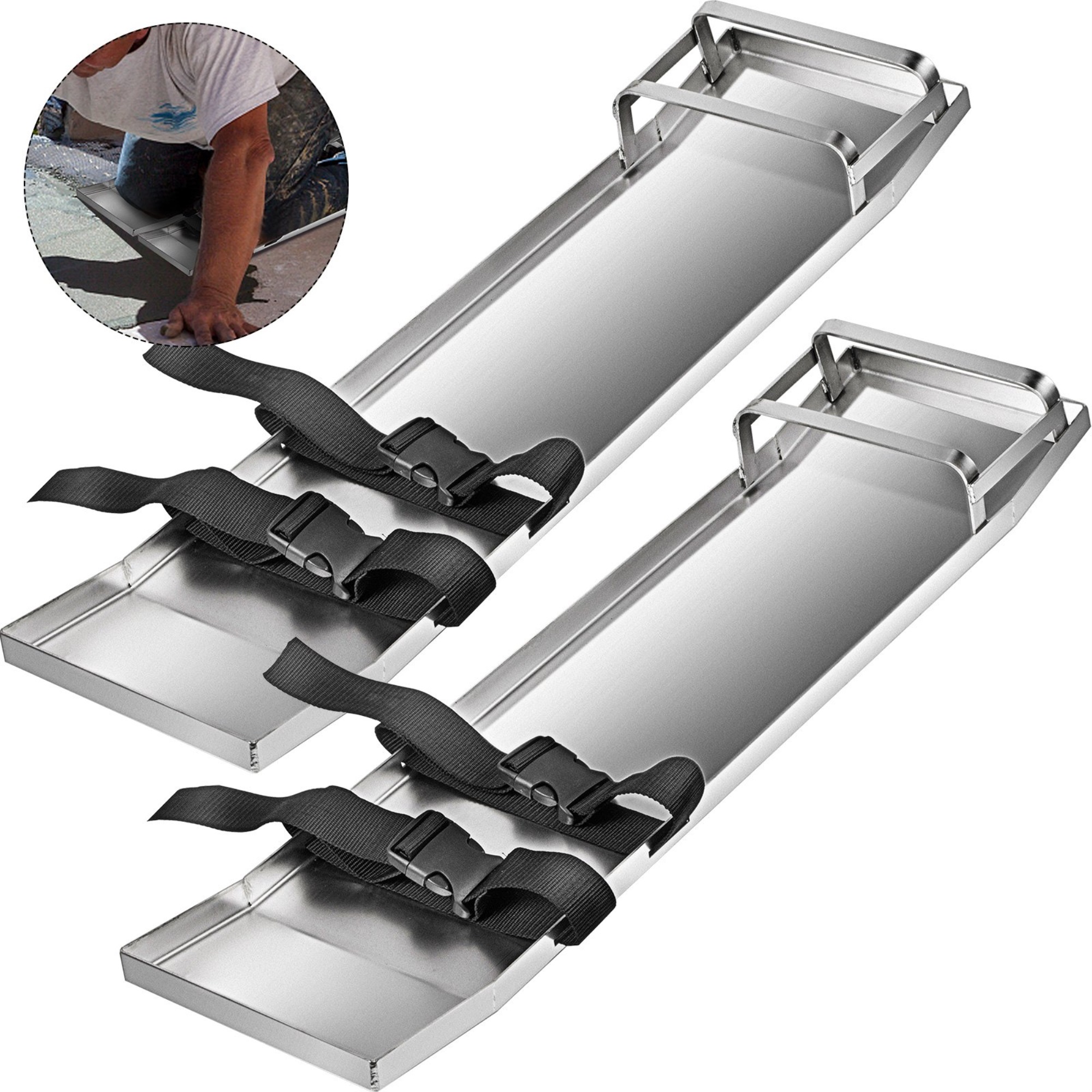 VEVOR Vevor Concrete Slider Knee Board Pair Sliding Boards 30" X 8