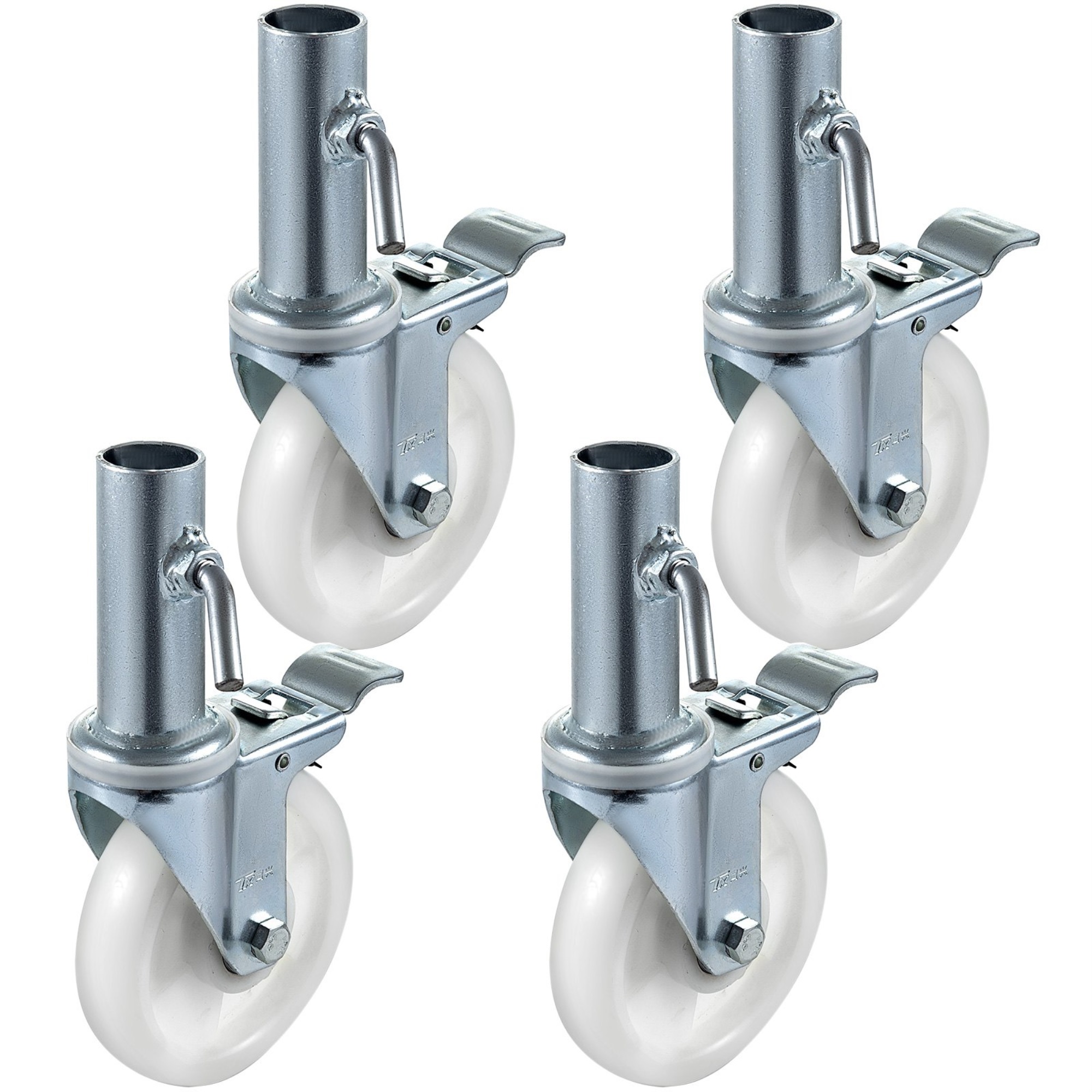 VEVOR 5" Casters Scaffolding Swivel Pp Casters Scaffold Dual Locking 260lbs