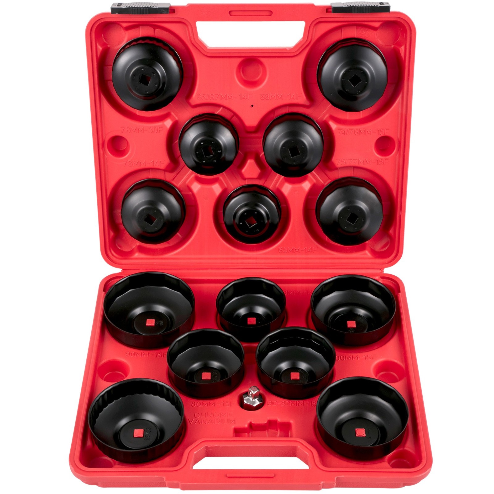 VEVOR Vevor Oil Filter Socket Set Cup Socket Tool Set 14pcs Oil Filter