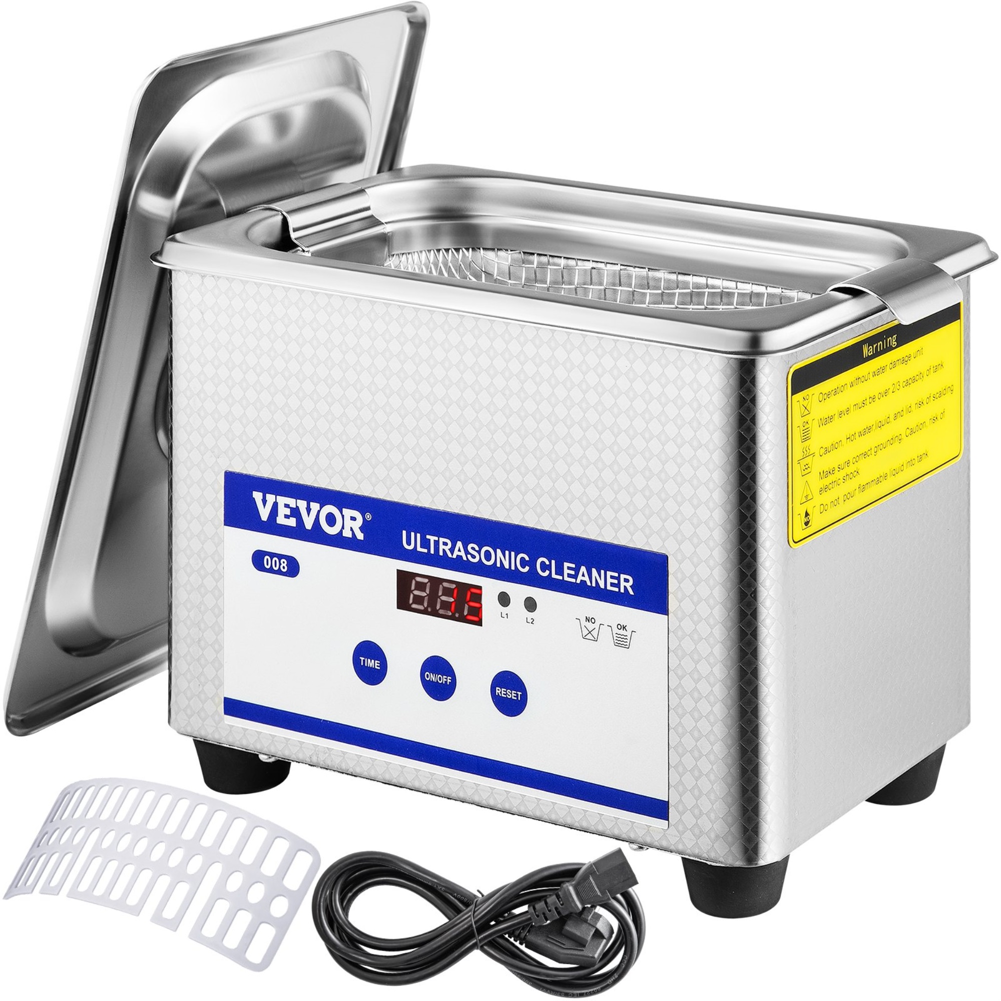 VEVOR 0.8L Ultrasonic Cleaner Digital Sonic Cleaning Equipment