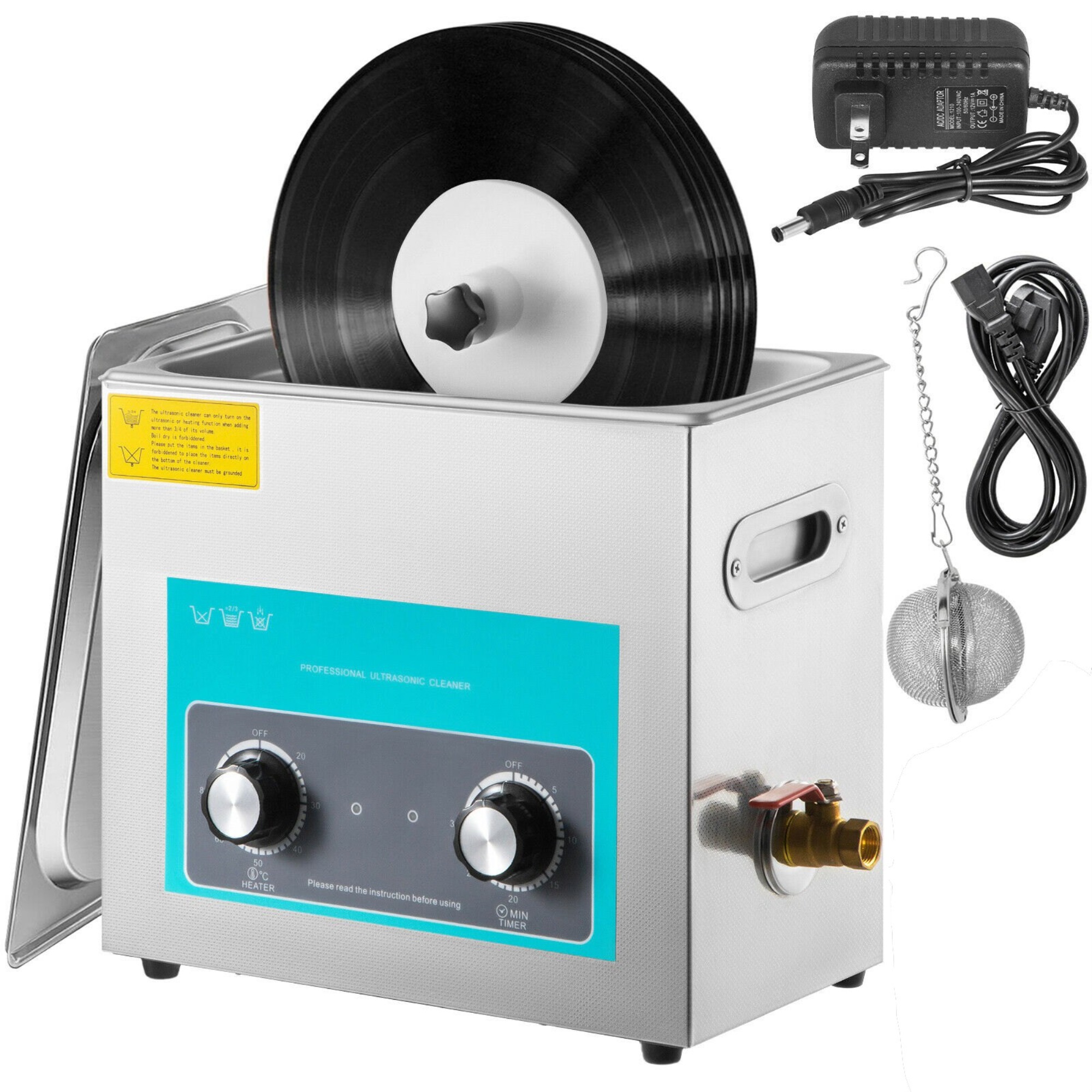 VEVOR Vevor Ultrasonic Vinyl Record Cleaner Vinyl Ultrasonic Cleaning