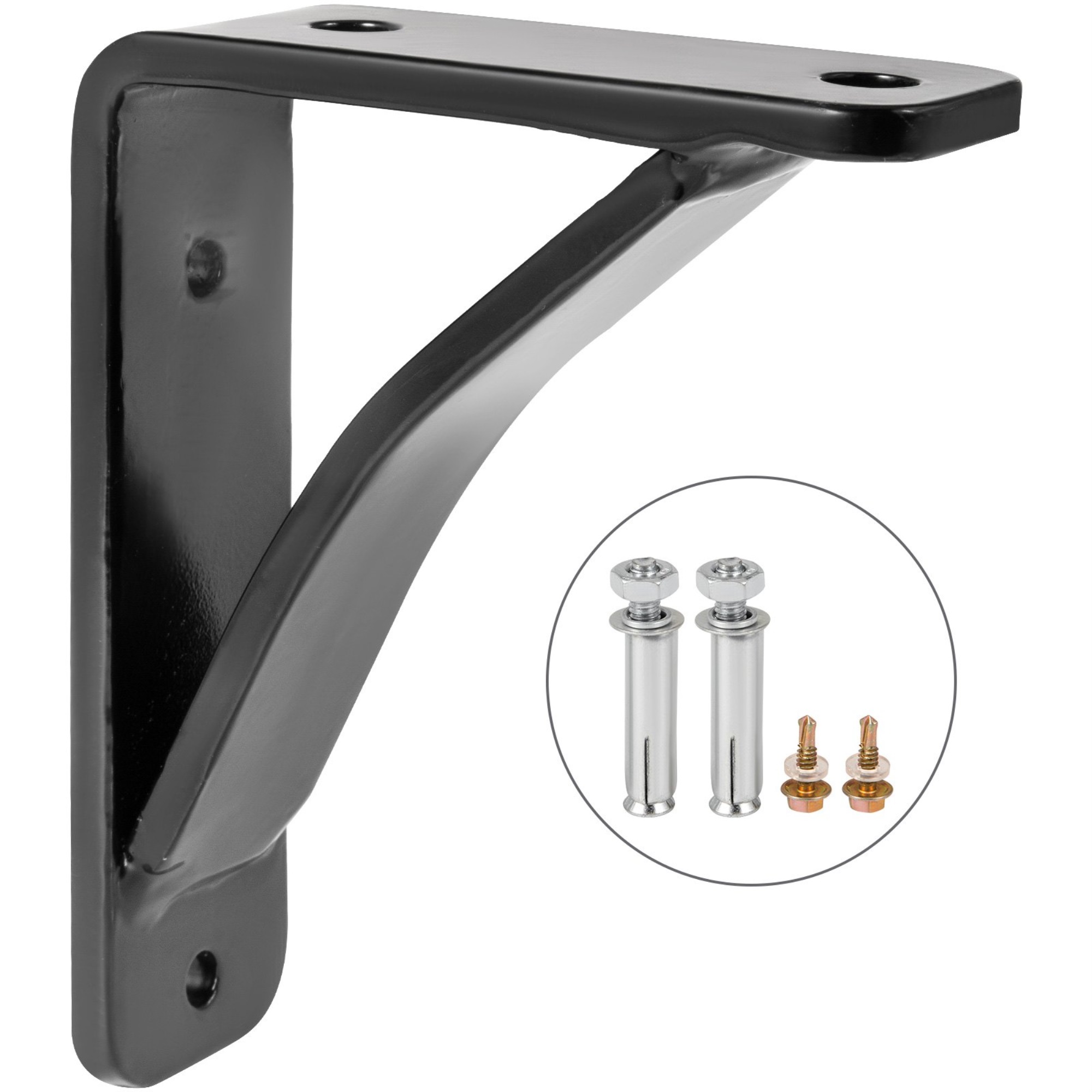 VEVOR Heavy Duty Shelf Brackets Floating Shelf Supporter Wall Mount