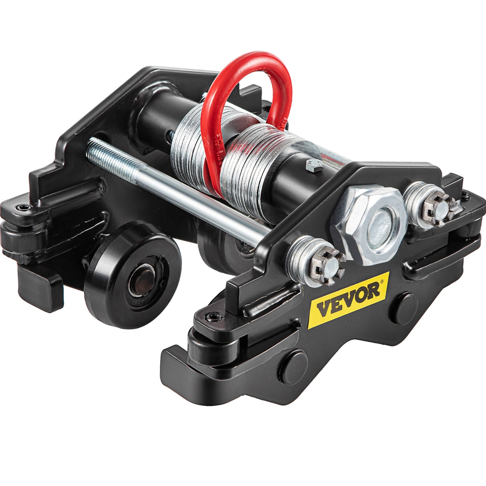 VEVOR Push Beam Trolley IBeam Trolley 4400LBS Hoist Winch Crane Lift