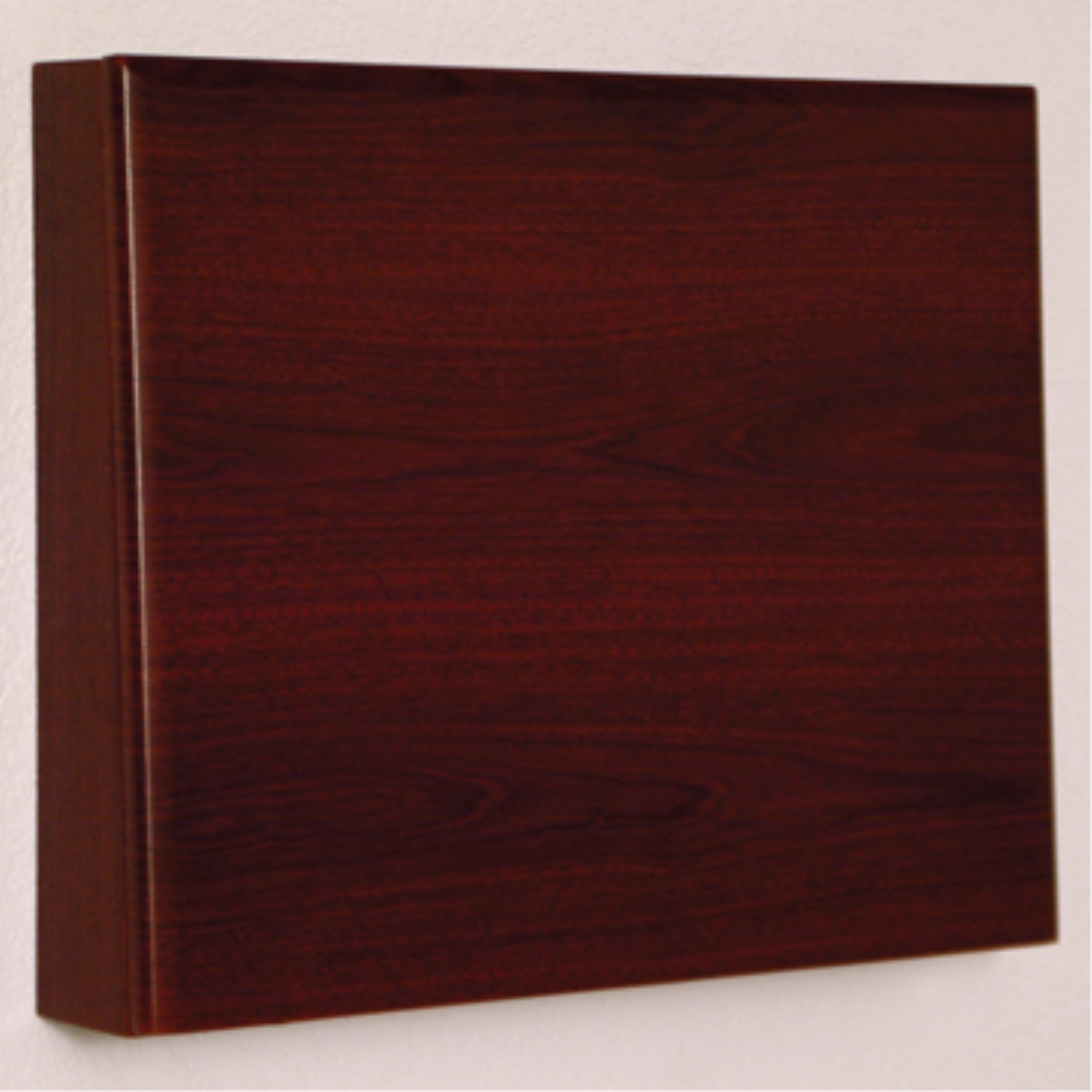 Wooden Mallet Wall Desk/Laptop Workstation, Mahogany