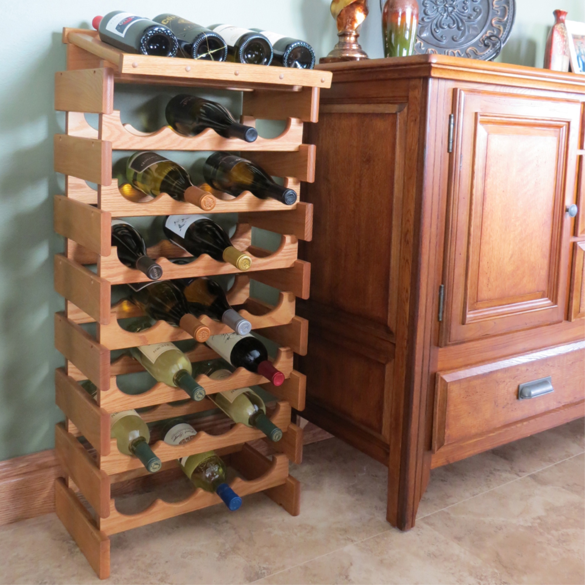 18 wine rack